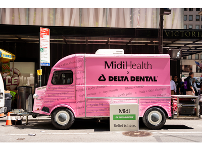 Delta Dental and Midi Health serve coffee to the people of New York and talk about the connection between menopause and oral health