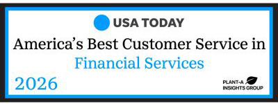 USA Today America's Best Customer Service in Financial Services 2026